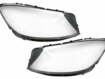 Headlights Lens Glasses suitable for Mercedes S-Class W222 Facelift (2017-2020) Clear