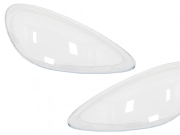 Headlights Lens Glasses suitable for Porche Cayenne II SUV 92A (2011-2013)