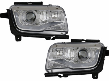 Headlights TUBE LED DRL suitable for Chevrolet Camaro MK 5 Non-Facelift (2009-2013) Chrome