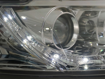 Headlights suitable for AUDI A4 B6 Cabrio (2000-2006) Chrome