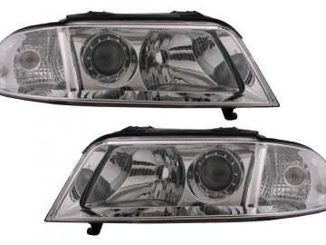 Headlights suitable for Audi A4 B5 Facelift (1999-2000) Chrome