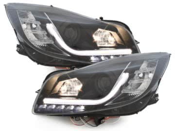 Headlights suitable for OPEL Insignia (2009-up) LED DRL Daytime Running Lights Black