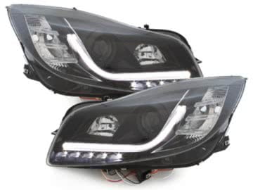 Headlights suitable for OPEL Insignia (2009-up) LED DRL Daytime Running Lights Black