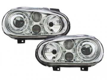 Headlights suitable for VW Golf 4 IV 97-04 R32 Look Chrome