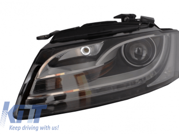 Headlights with LED daytime running lights suitable for AUDI A5 07-08