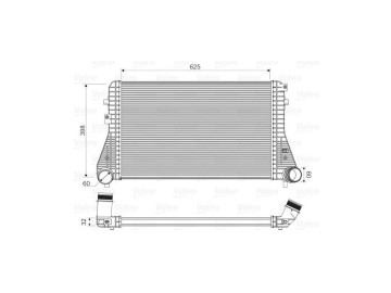 Intercooler Intercooler S3 A3 8P, Leon 1P Cupra, Golf VI GTI Tamanho original