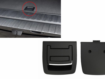 Interior Rear Trunk Mat Floor Carpet Handle Black suitable for BMW 5 Series E61 (2003-2010) X5 E70 (2007-2013) X6 E71 E72 (2008-2015)