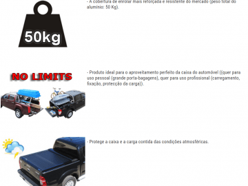 Isuzu D-Max 12 Roll Cover tampa de alumínio (D/C)