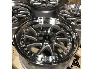 Jante Autostar Vader 17x8 4x100 ET35 Silver Machined