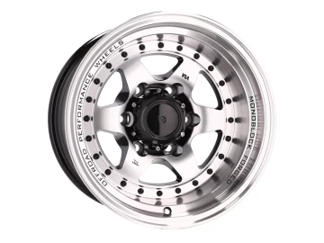 Jante 4x4 15x10 6X139.7 ET -44 110.1 (Preto Polido)