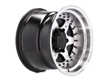 Jante 4x4 15x10 6X139.7 ET -44 110.1 (Preto Polido)