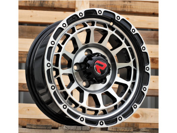 Jante 4x4 15x7 5X114.3 ET 10 73.1 (Preto Polido)