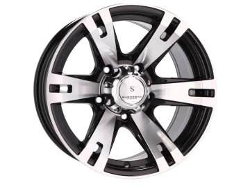 Jante 4x4 16x8 5X139.7 ET 0 110.5 (Preto Polido)