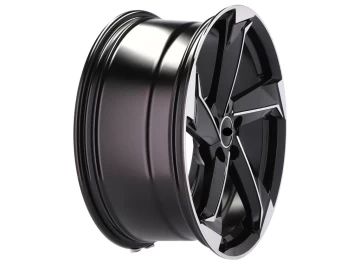 Jante Look Audi TT RS Twist 19x8.5 5X112 ET 35 66.5 (Preto Polido)