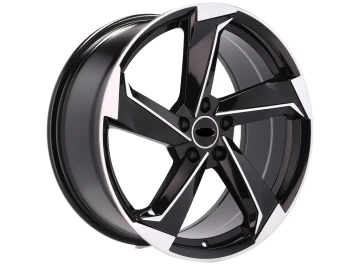 Jante Look Audi TT RS Twist 19x8.5 5X112 ET 35 66.5 (Preto Polido)