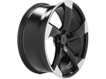 Jante Look Audi TT RS Twist 21x9 5X112 ET 25 66.5 (Preto Polido)