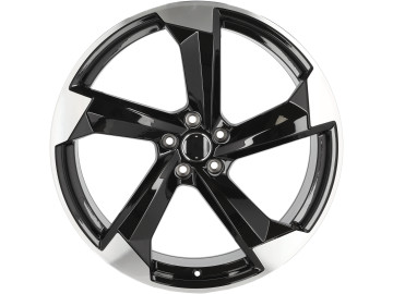 Jante Look Audi TT RS Twist 21x9 5X112 ET 25 66.5 (Preto Polido)