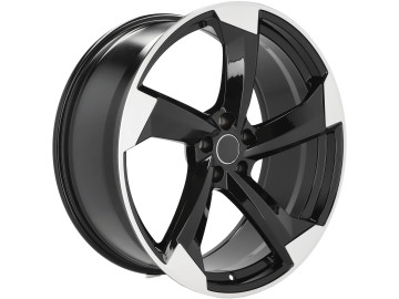 Jante Look Audi TT RS Twist 21x9 5X112 ET 25 66.5 (Preto Polido)