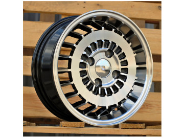 Jante Look Renault Alpine 13x5.5 4X100 ET 30 67.1 (Preto Polido)