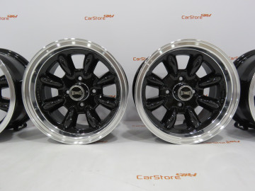 Jante Mini Classic 13x6J - ET10 - 4x101.6 Preto Aba Polida