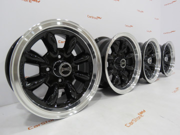 Jante Mini Classic 13x6J - ET10 - 4x101.6 Preto Aba Polida