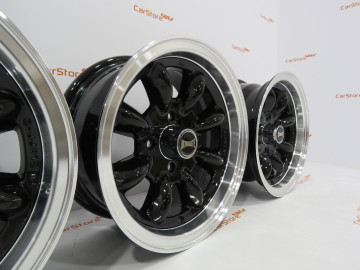 Jante Mini Classic 13x6J - ET10 - 4x101.6 Preto Aba Polida