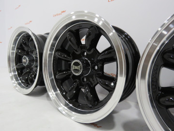 Jante Mini Classic 13x6J - ET10 - 4x101.6 Preto Aba Polida