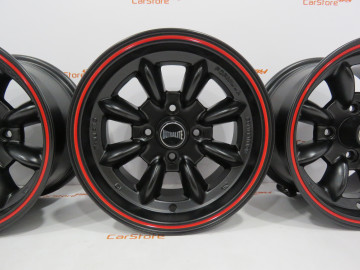 Jante Mini Classic 13x7J - ET10 - 4x101.6 Pretas