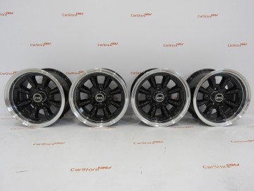 Jante Mini Classic 13x7J - ET10 - 4x101.6 Pretas C Aba Polida