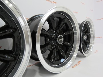 Jante Mini Classic 13x7J - ET10 - 4x101.6 Pretas C Aba Polida