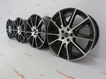 Jante Riva RVBVA 18 x 8 et45 5x108 73.1 Preto + polido