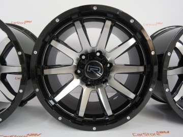 Jante Rline 17 x 9 et0 6x114.3 Preto + Polido