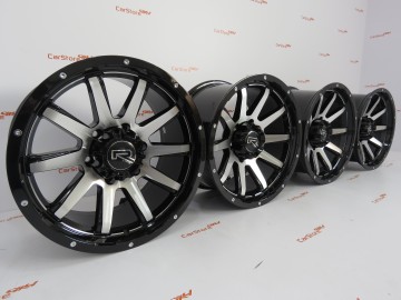 Jante Rline 17 x 9 et0 6x114.3 Preto + Polido