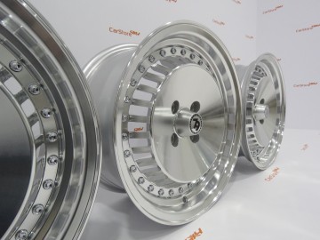 Jante Seventy 9 SV-G 15 x 7 et 30 4x100 Cinza Polido