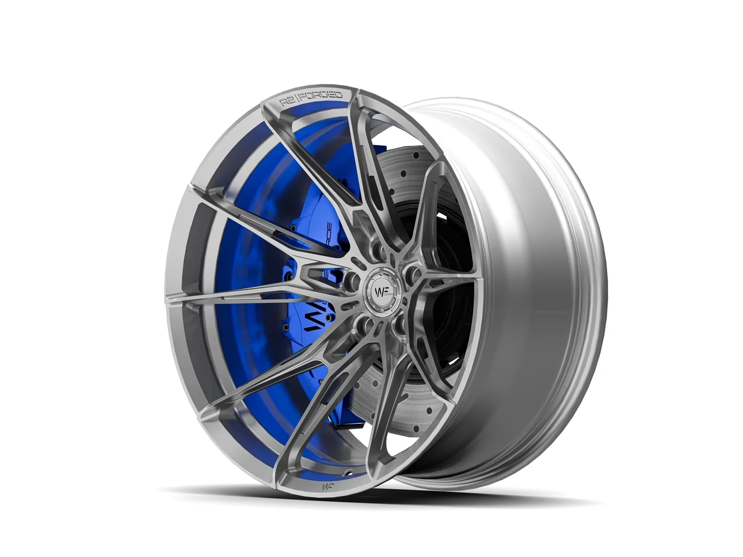 Jante WheelForce WF R.2-FG | 21x11.5 ET17 5/112 | Frozen Silver