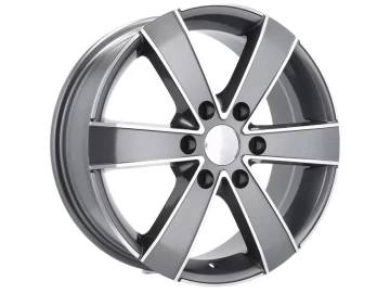 Jante de Carga 16x7 6X130 ET 60 84.1 (Cinza Polido)