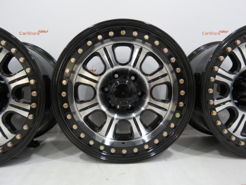Jante em alumínio com Beadlock Monstter Racing 16x8 ET-25 6x139.7
