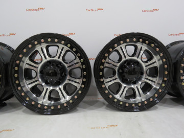Jante em alumínio com Beadlock Monstter Racing 16x8 ET-25 6x139.7