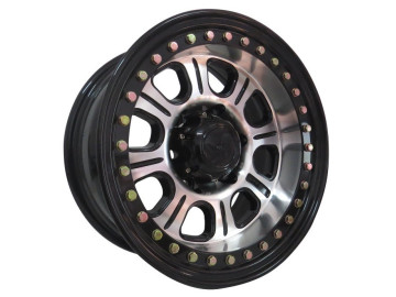 Jante em alumínio com Beadlock Monstter Racing 16x8 ET-25 6x139.7