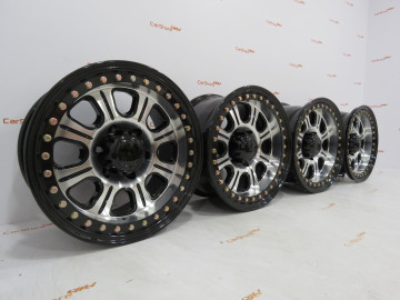 Jante em alumínio com Beadlock Monstter Racing 17 x 9 ET-30 6x139.7