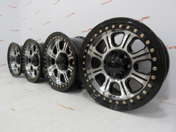 Jante em alumínio com Beadlock Monstter Racing 17 x 9 ET-30 6x139.7