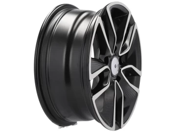 Jantes Look Hyundai Elantra 15x6.5 5X100 ET 40 57.1 (Preto Polido Metade Matte)