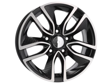 Jantes Look TOYOTA AVENSIS 15x6.5 5X100 ET 40 57.1 (Preto Polido Metade Matte)