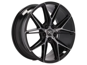 Jantes Look Audi A4 18x8 5X108 ET 40 67.1 (Black+Tinted Face)