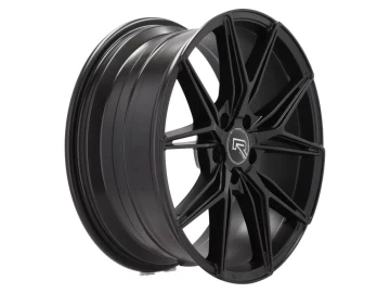 Jantes Look Audi A4 18x8 5X112 ET 40 66.5 (Preto Metade Matte)