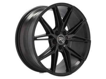 Jantes Look Audi A4 18x8 5X114.3 ET 40 73.1 (Preto Metade Matte)