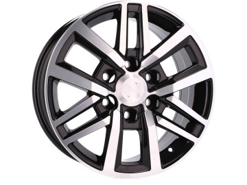 Jantes 4X4 Look Toyota Hilux 18x7.5 6X139.7 ET 30 106.1 (Preto Polido)