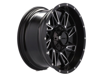 Jantes 4X4 R18x9 10X127/130 ET -12 84.1 (Preto Matte +Aba Polida)