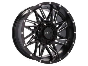 Jantes 4X4 R18x9 10X127/130 ET -12 84.1 (Preto Matte +Aba Polida)