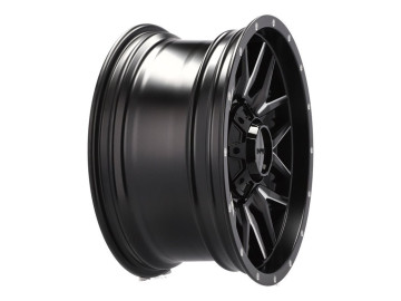 Jantes 4X4 R18x9 10X139/150 ET -12 110.1 (Preto Matte + Aba Polida) 